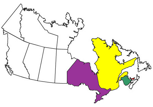 Canadian Provinces Visited